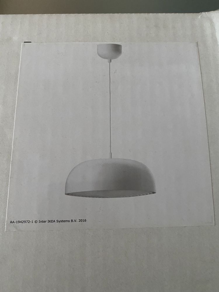 Candeeiro Ikea Nymane - Novo c/3 lampadas Led