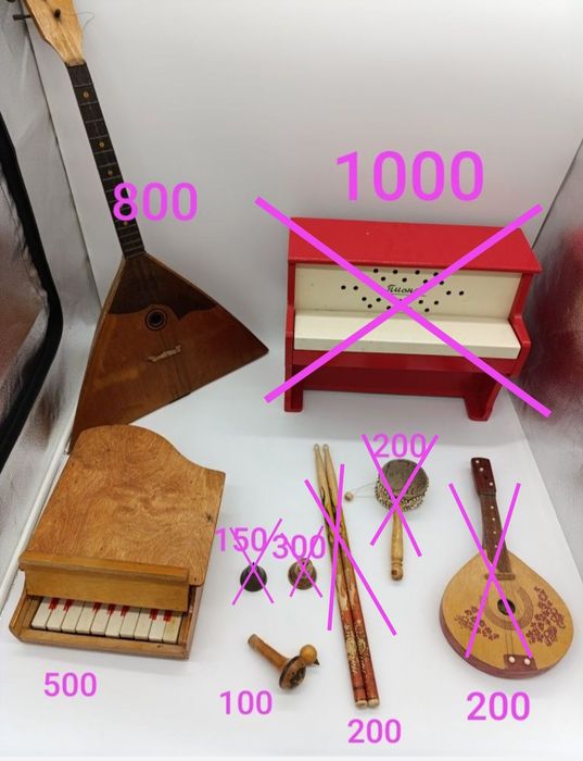 Радянський музичний інструмент СССР дерев'яна дудочка сопілка свисток