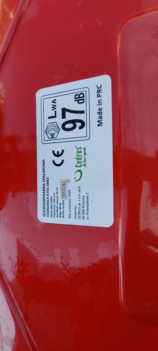 Glebogryzarka spalinowa Cedrus Glx-Gt65