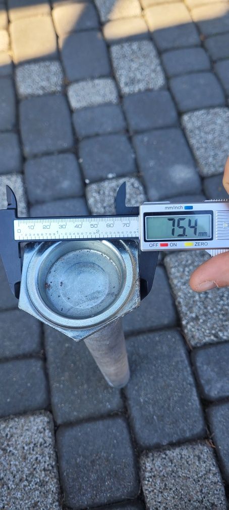 Anoda magnezowa gwint 58.5mm 2 1/4 cala  dl. 45cm