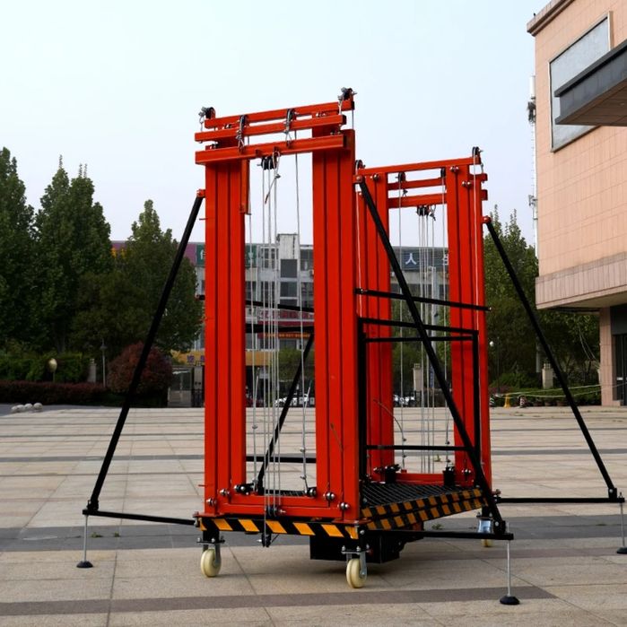 Леса строительные электрические. Подъёмник.