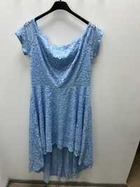 Damska błękitna sukienka roz.XL