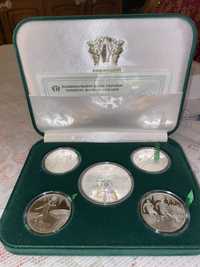 Набор серебряных монет евро 2012
