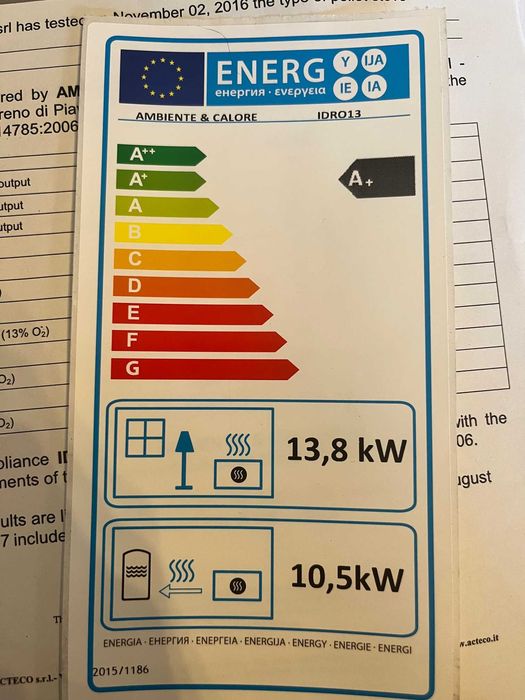 Idro 13 pieco kominek na pellet 13 kw piecyk peletowy kocioł na pelet