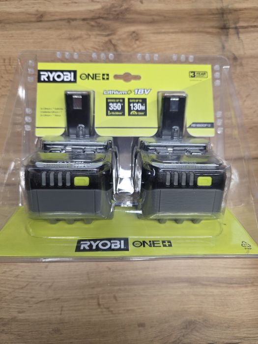 Zestaw 2 baterii Ryobi RB1850X2F12 2 x 5ah