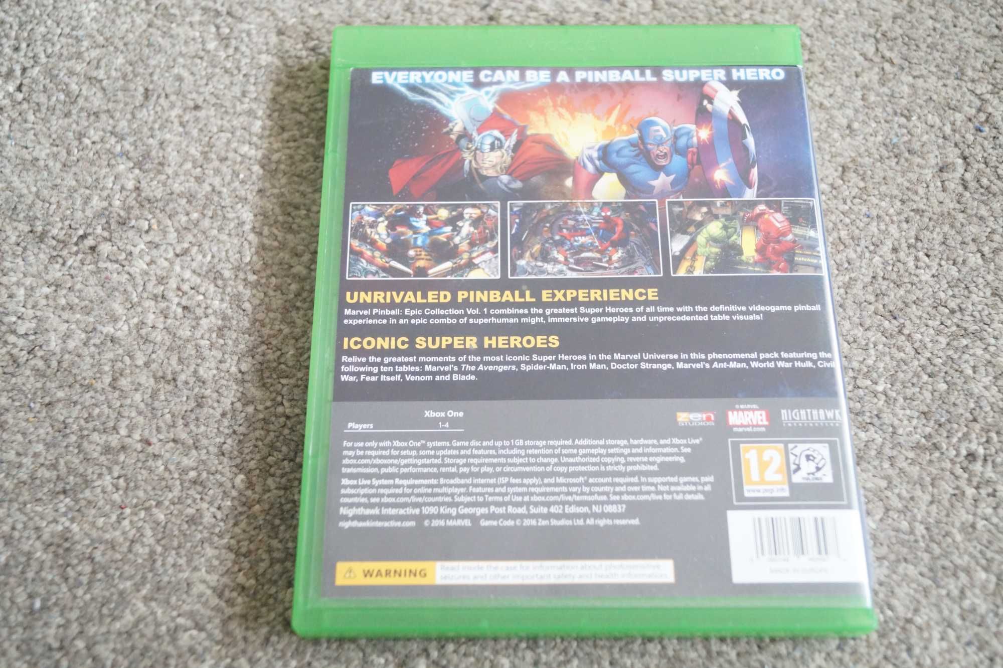 Marvel Pinball Epic Collection xbox one