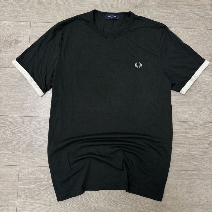 НОВА Футболка Фред Перрі Fred Perry Ringer Laurel Wreath, L, Оригінал