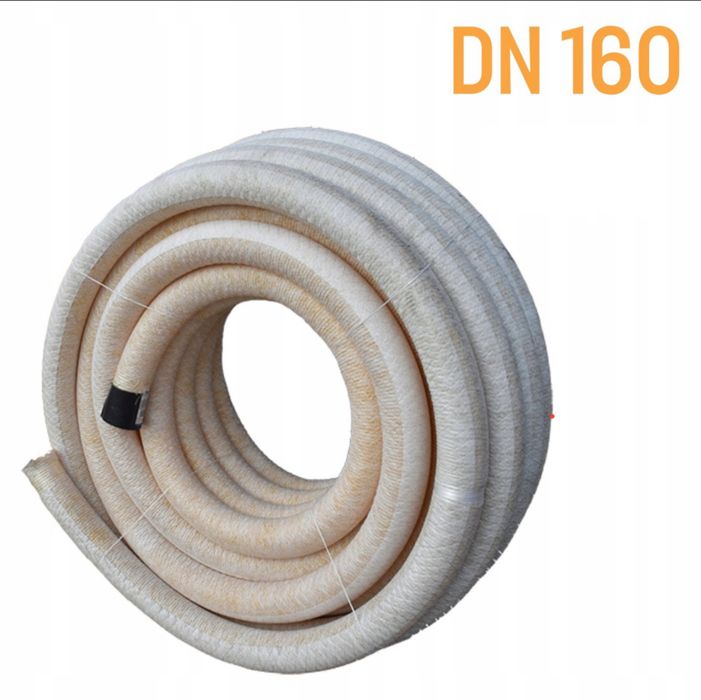 Rura drenarska DN 160 w otulinie syntetycznej