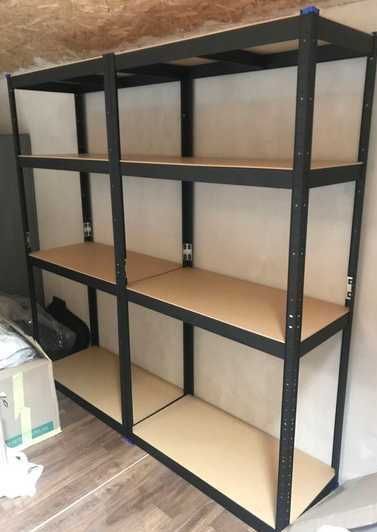 Металевий стелаж з антикорозійним покриттям польський до 875 кг новий