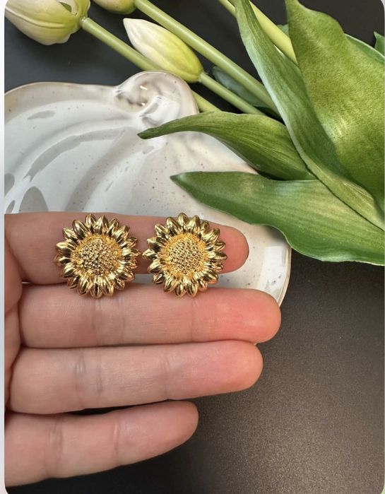 Вінтажні кліпси соняхи