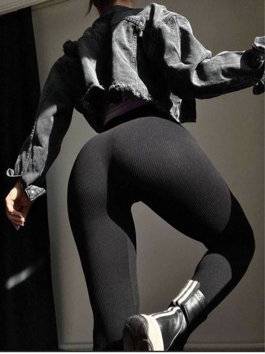 Лосини у рубчик на флісі.ХС - Л