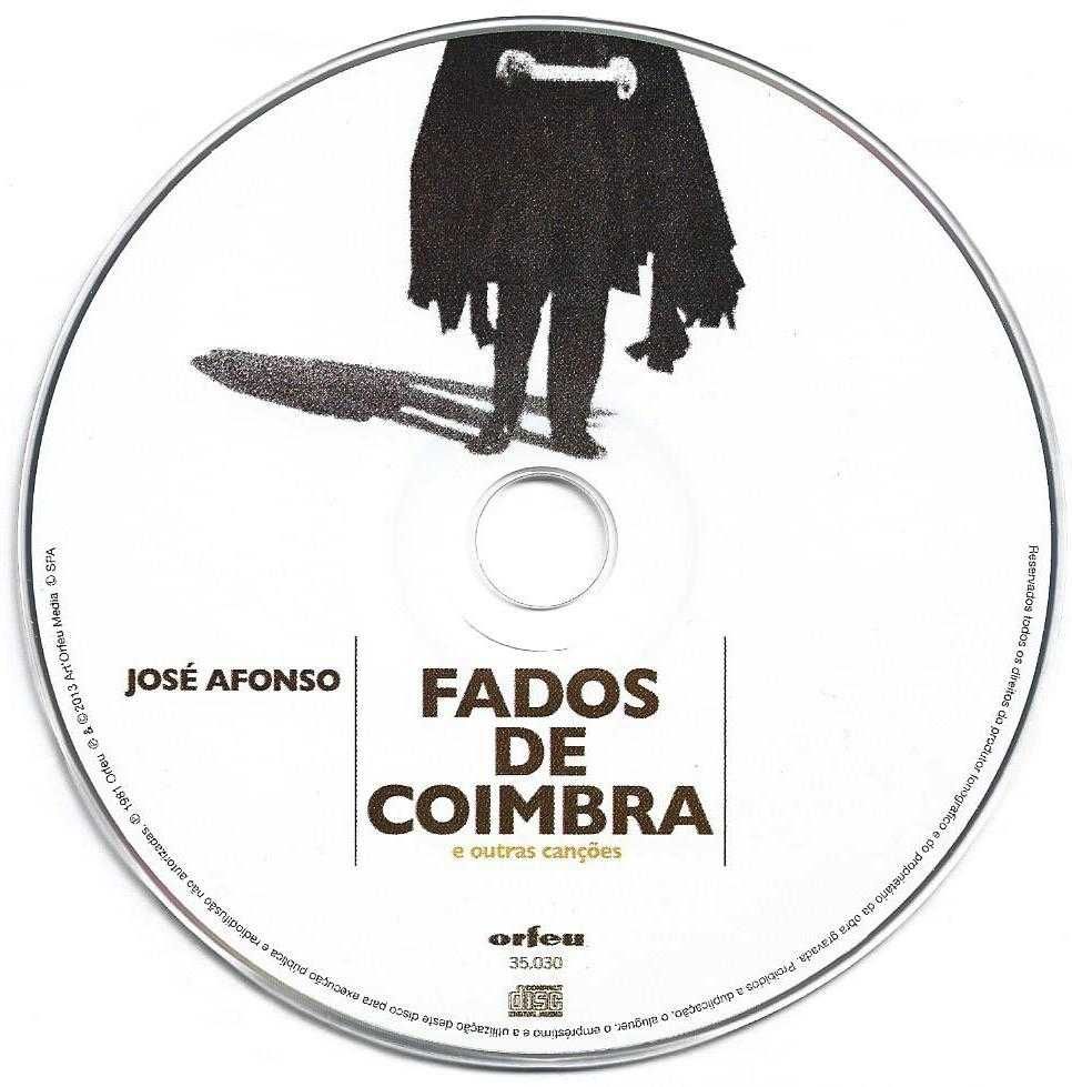 José Afonso	- - - - -		Fados de Coimbra e Outras Canções	- - - - -	CD