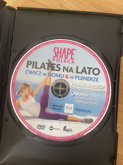 Ćwiczenia Pilates na DVD cwiczenia w domu forma trening