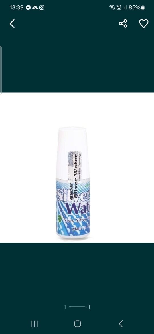 Woda z nanosrebrem 50 ml raypath 5+1 gratis