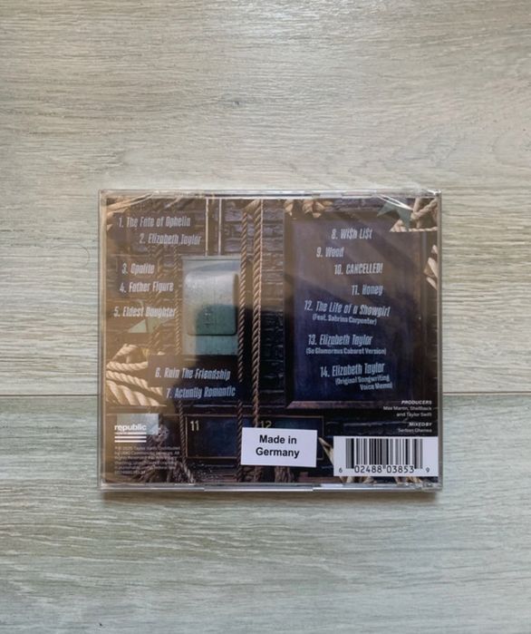 Taylor Swift The Life Of A Showgirl So Glamorous Cabaret CD