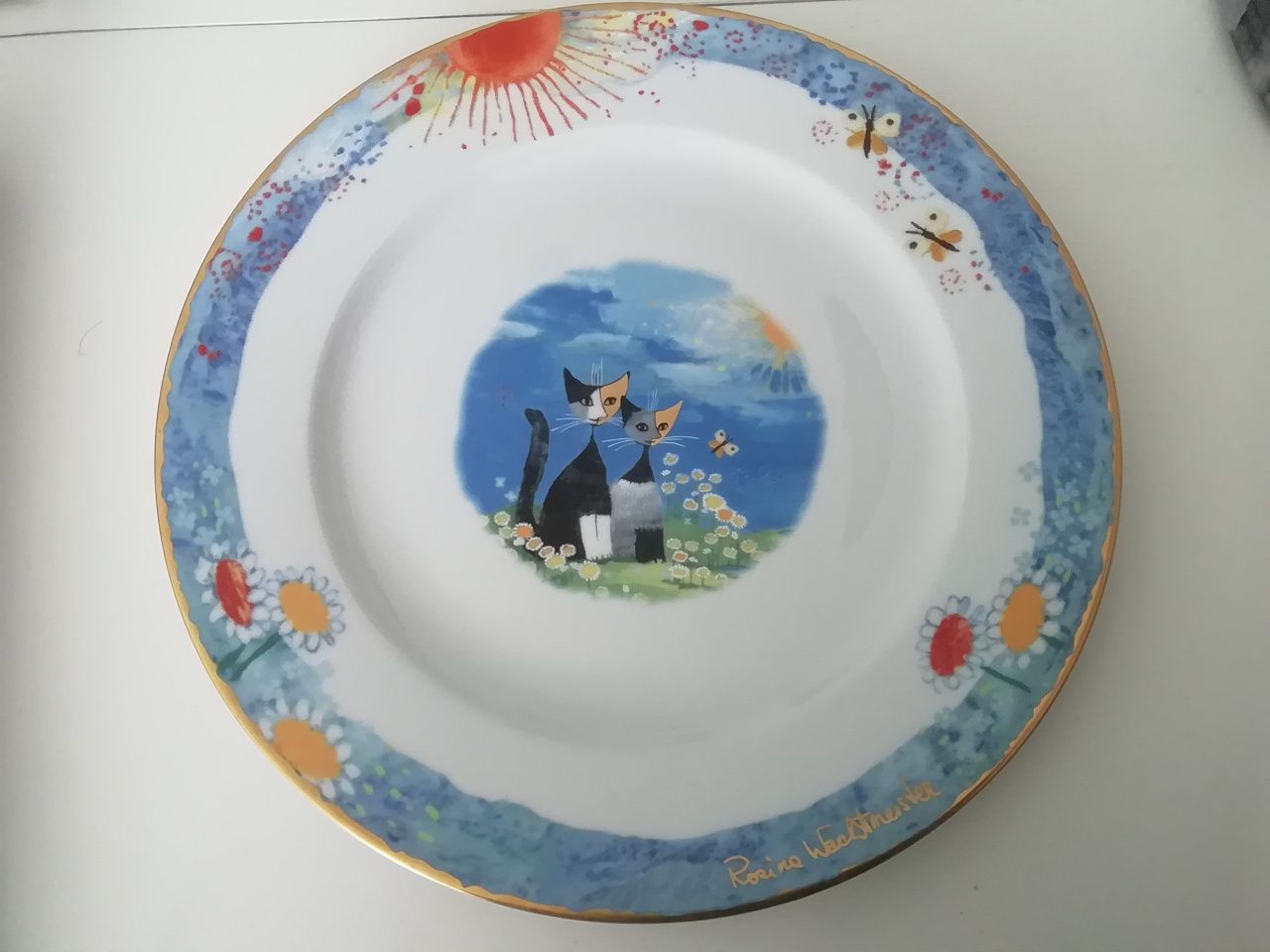 Talerze Goebel piękna porcelana 27" jak nowe