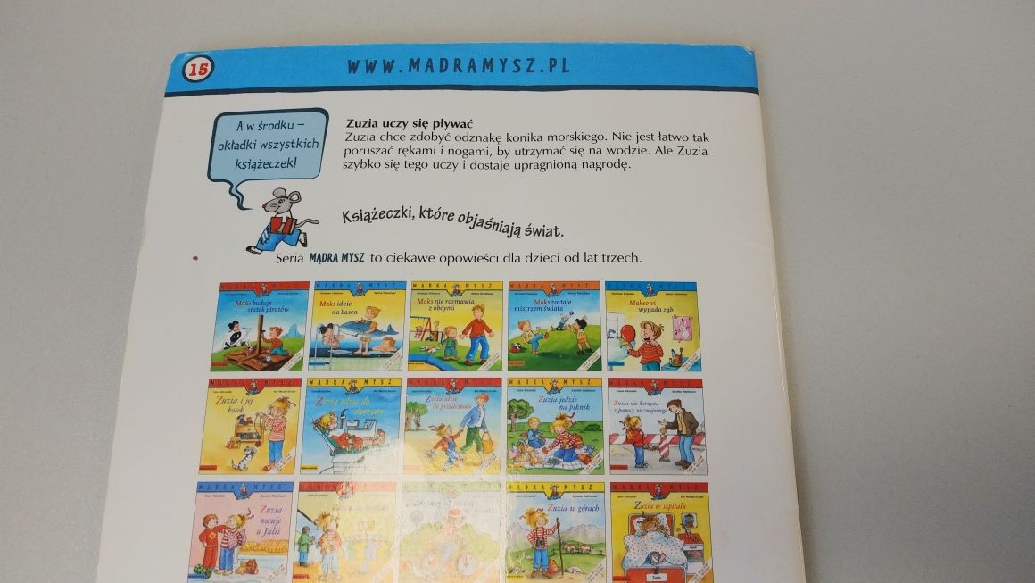 Zuzia uczy się pływać - mądra mysz/ Liane Schneider