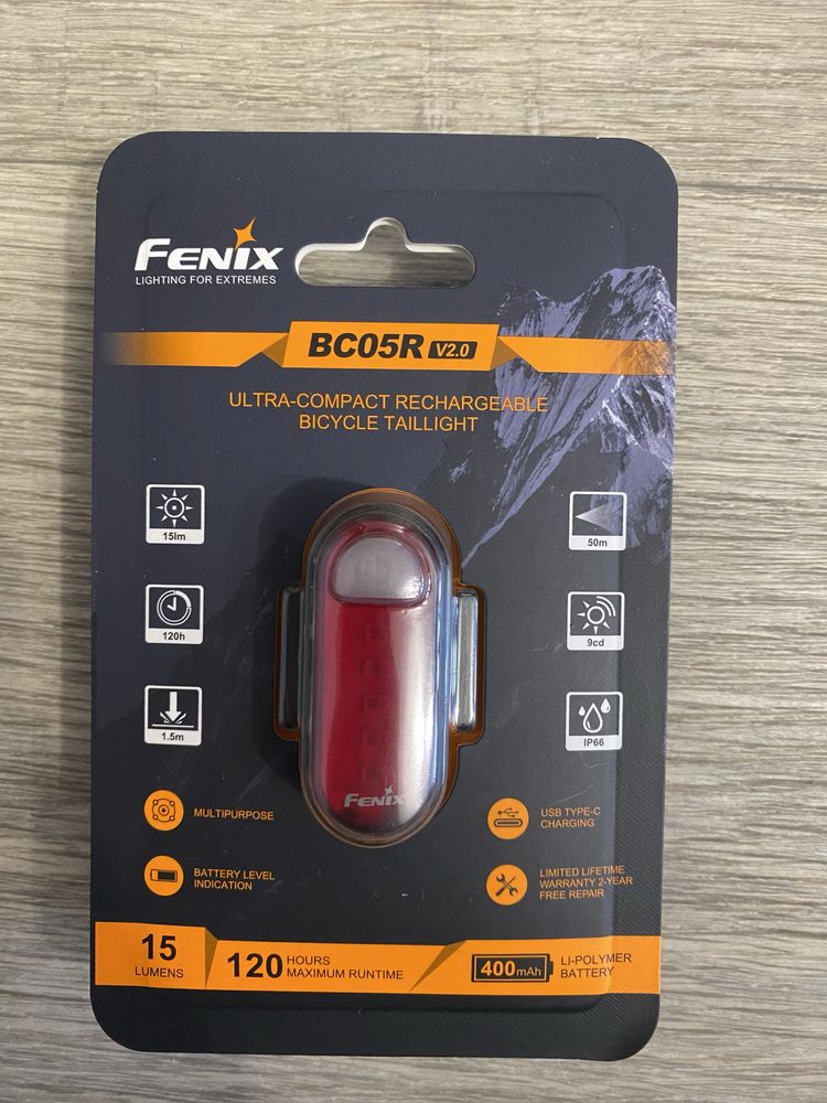 Блимавка Fenix BC05R V2.0 з акумулятором
