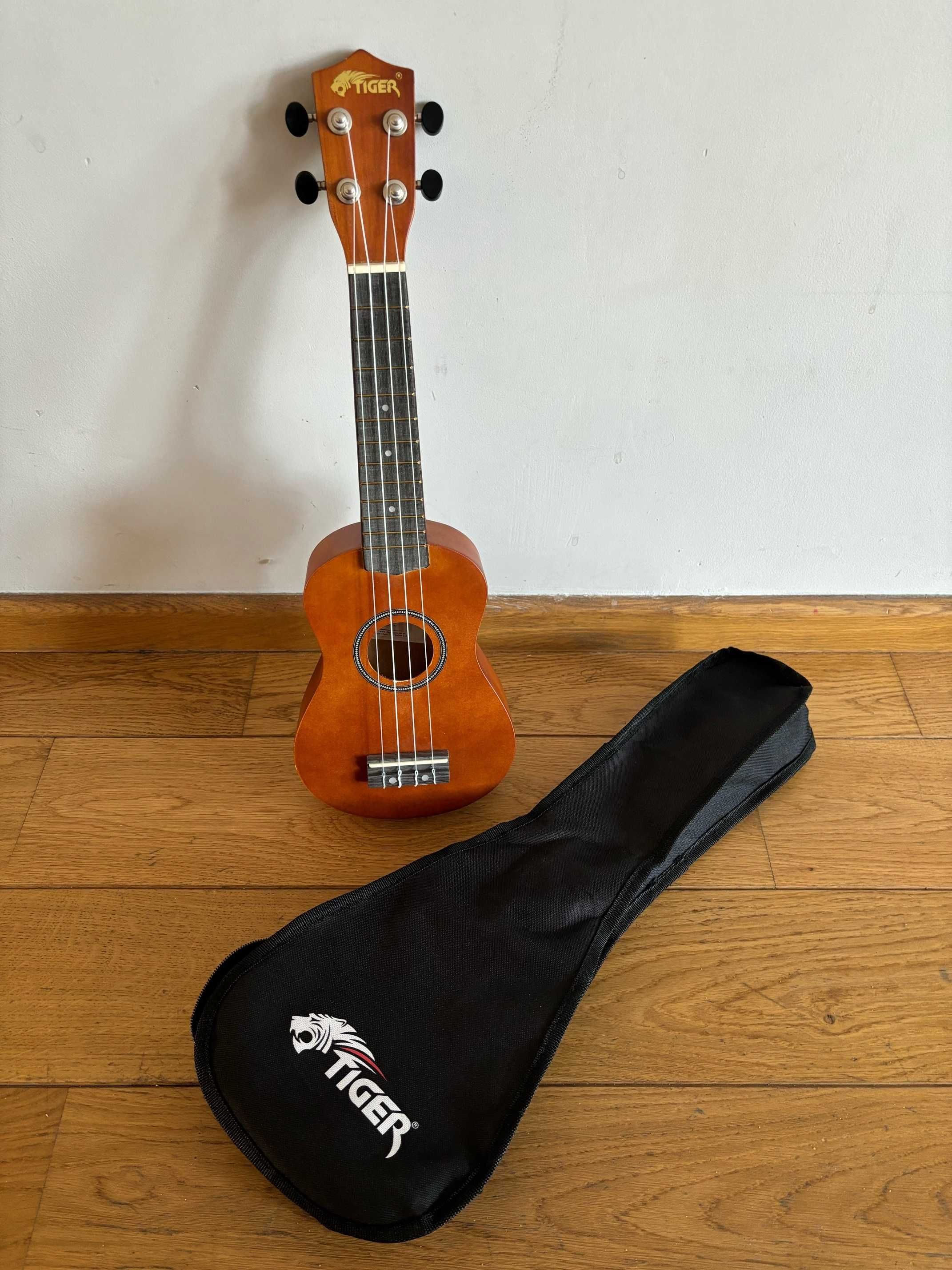 Tiger UKE12-NT Ukulele Sopranowe z Torbą Transporotwą