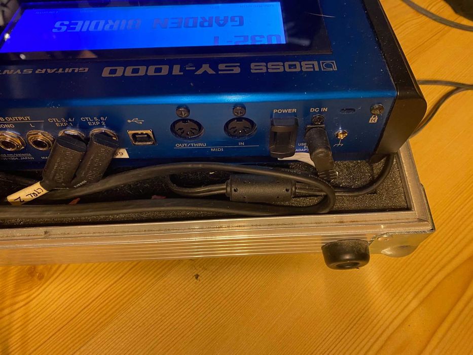 Syntezator gitarowy basowy Boss Sy-1000 SY1000 case kabel pedał zestaw