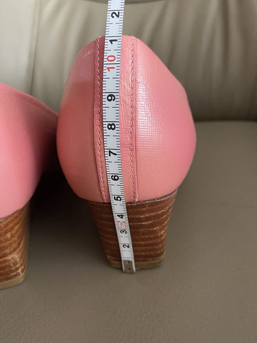 Czółenka półbuty na koturnie