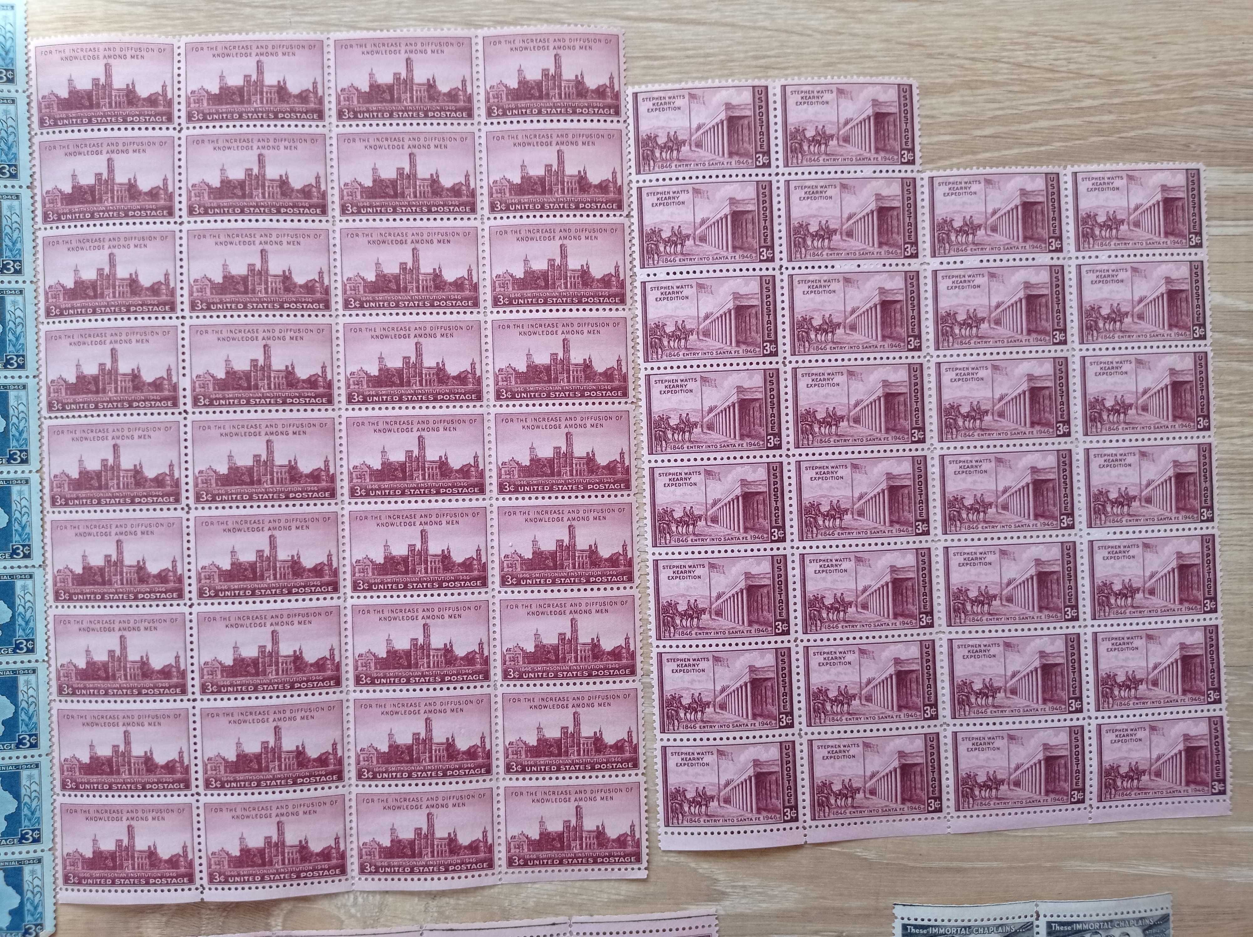 Znaczki pocztowe USA - czyste - arkusze - 282 sztuki (40)