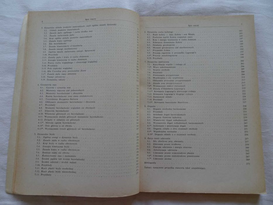 Książka Franciszek Janik Mechanika ogólna tom 2 dynamika politechnika