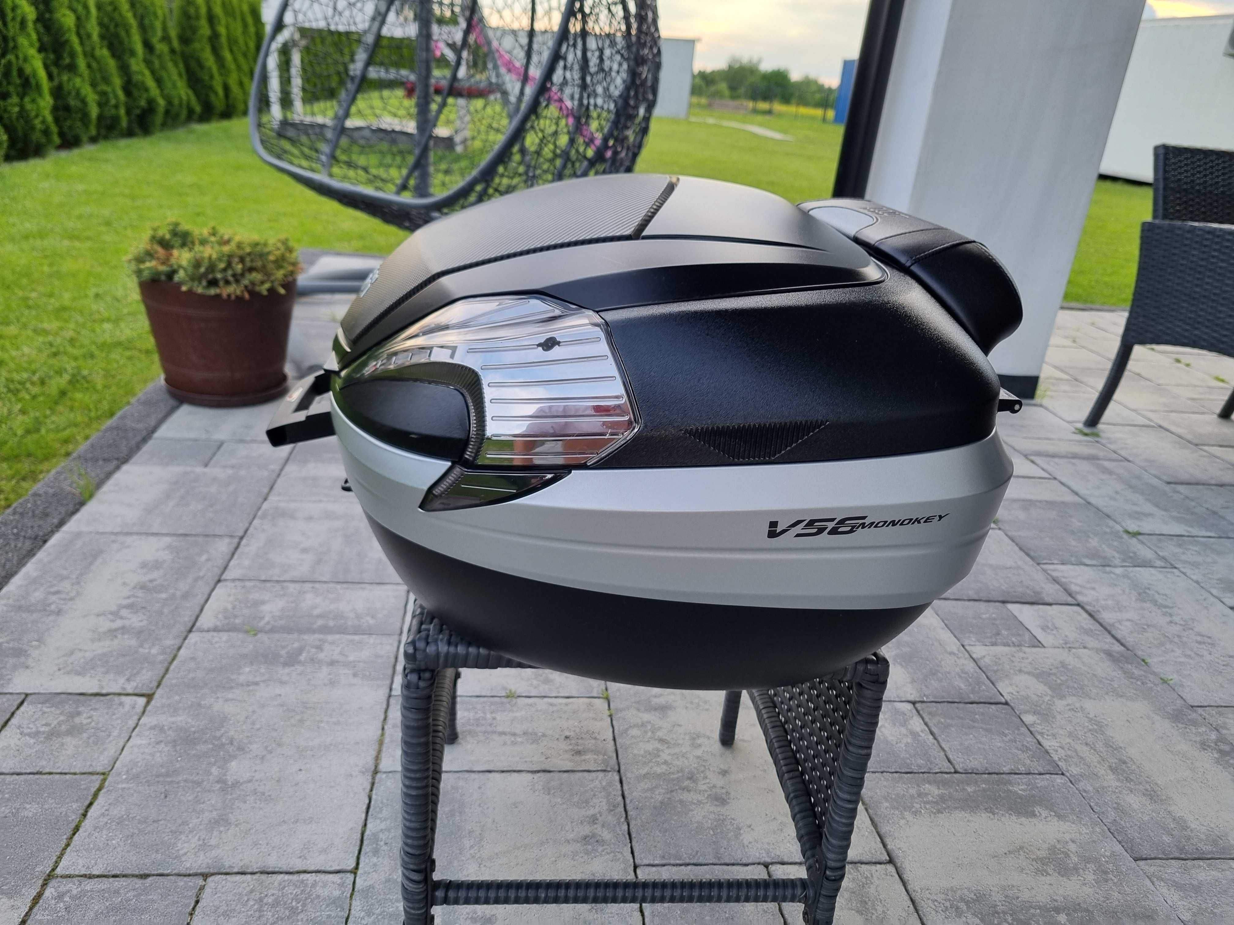 Kufer centralny Givi V56 Maxia NNT Monokey + Oparcie pasażera