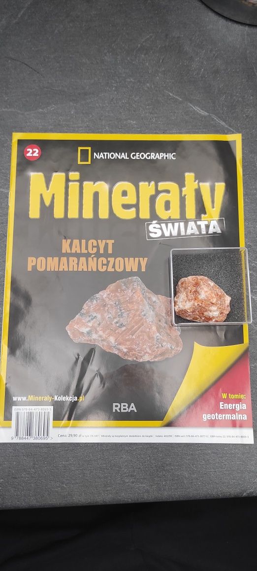 Minerały Świata nr 22 Kalcyt pomarańczowy