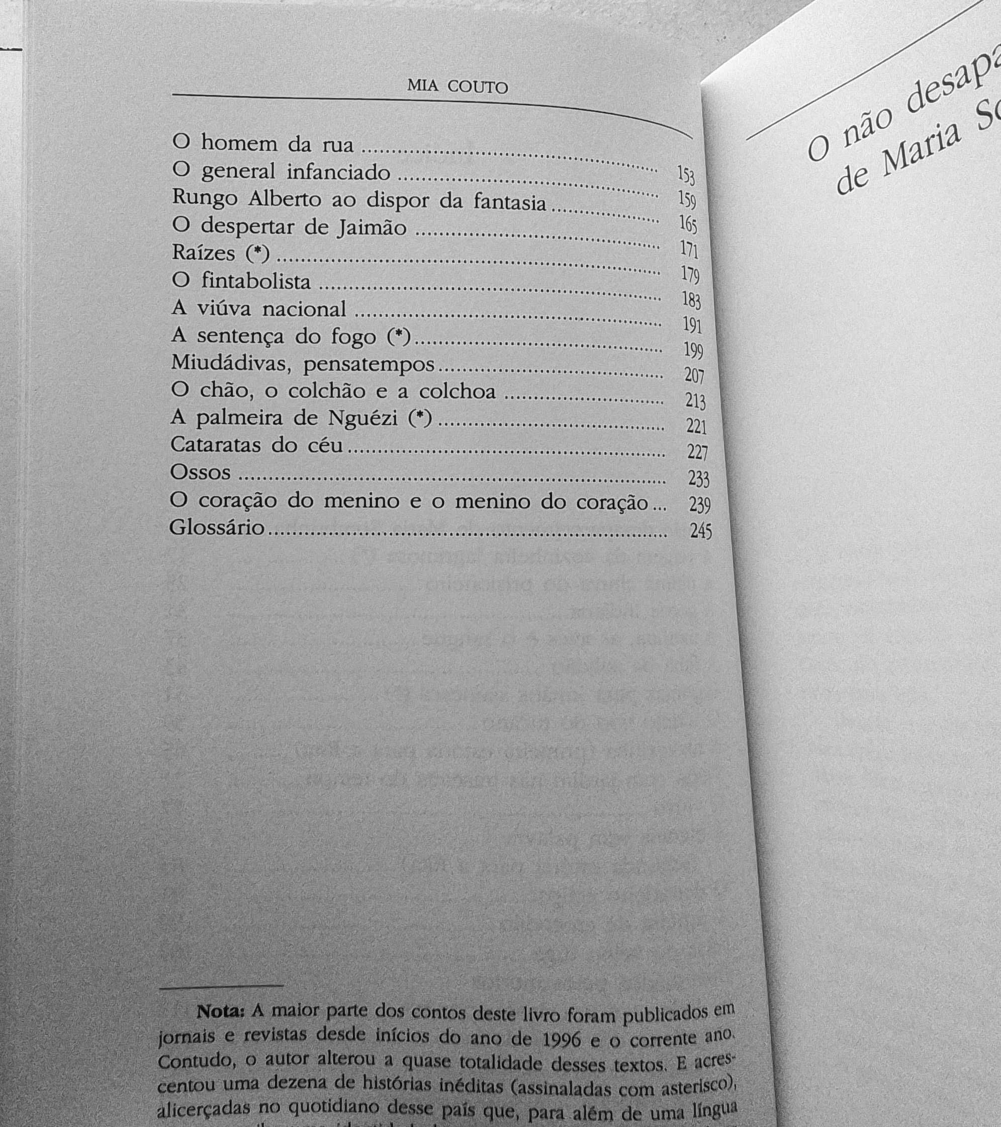 Dois livros de Ondjaki e dois livros de Mia Couto