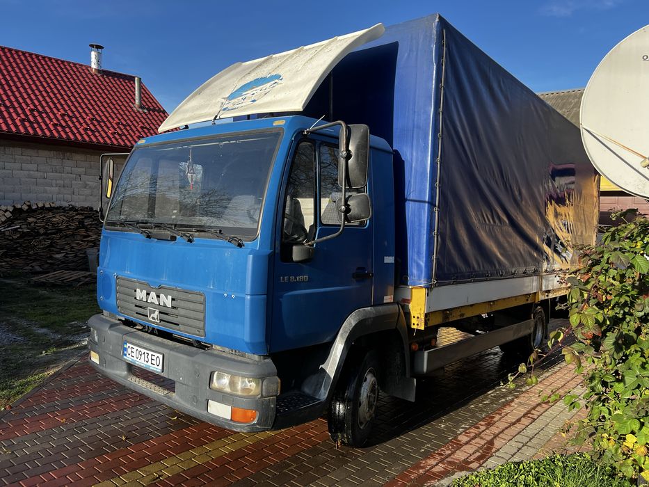 MAN 8.180 тентовіний з Гідробортом