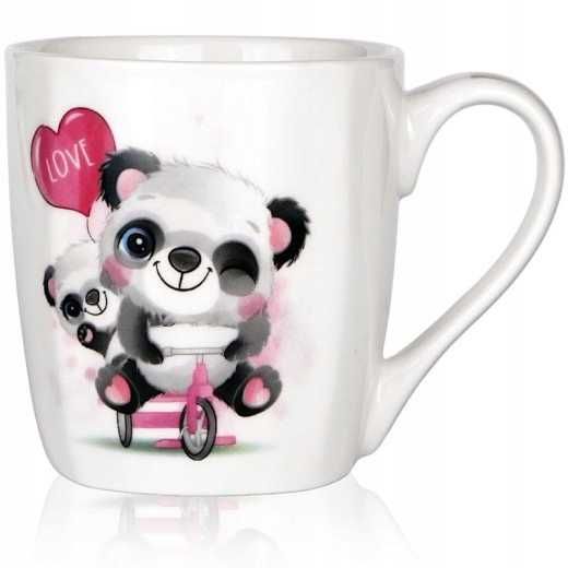 DZIECIĘCY Kubek Porcelana Urocza PANDA 300ml na PREZENT