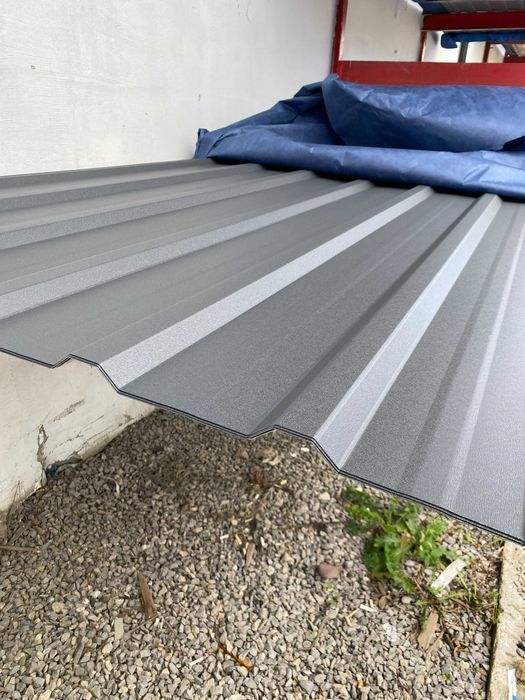 T18, Blacha trapezowa GRAFITOWA 7016! NA WYMIAR! CAŁY KRAJ!