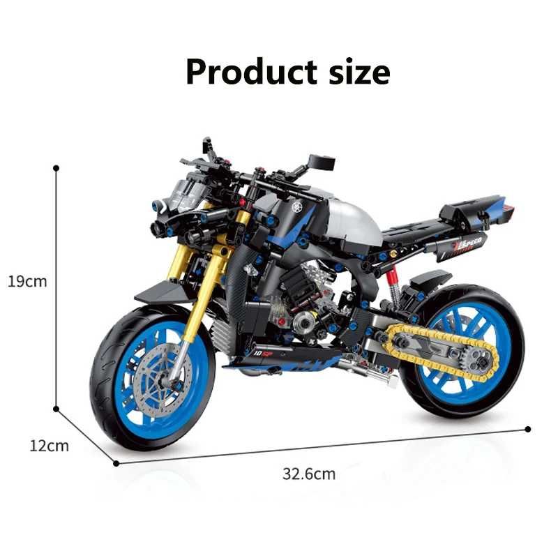 Конструктор Technic Yamaha MT-10 SP на 638 деталей (коробка)