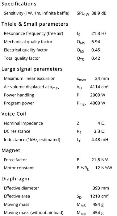 Subwoofer BR na Fi car audio HT-3 18 2kW cali ultimax dayton sub