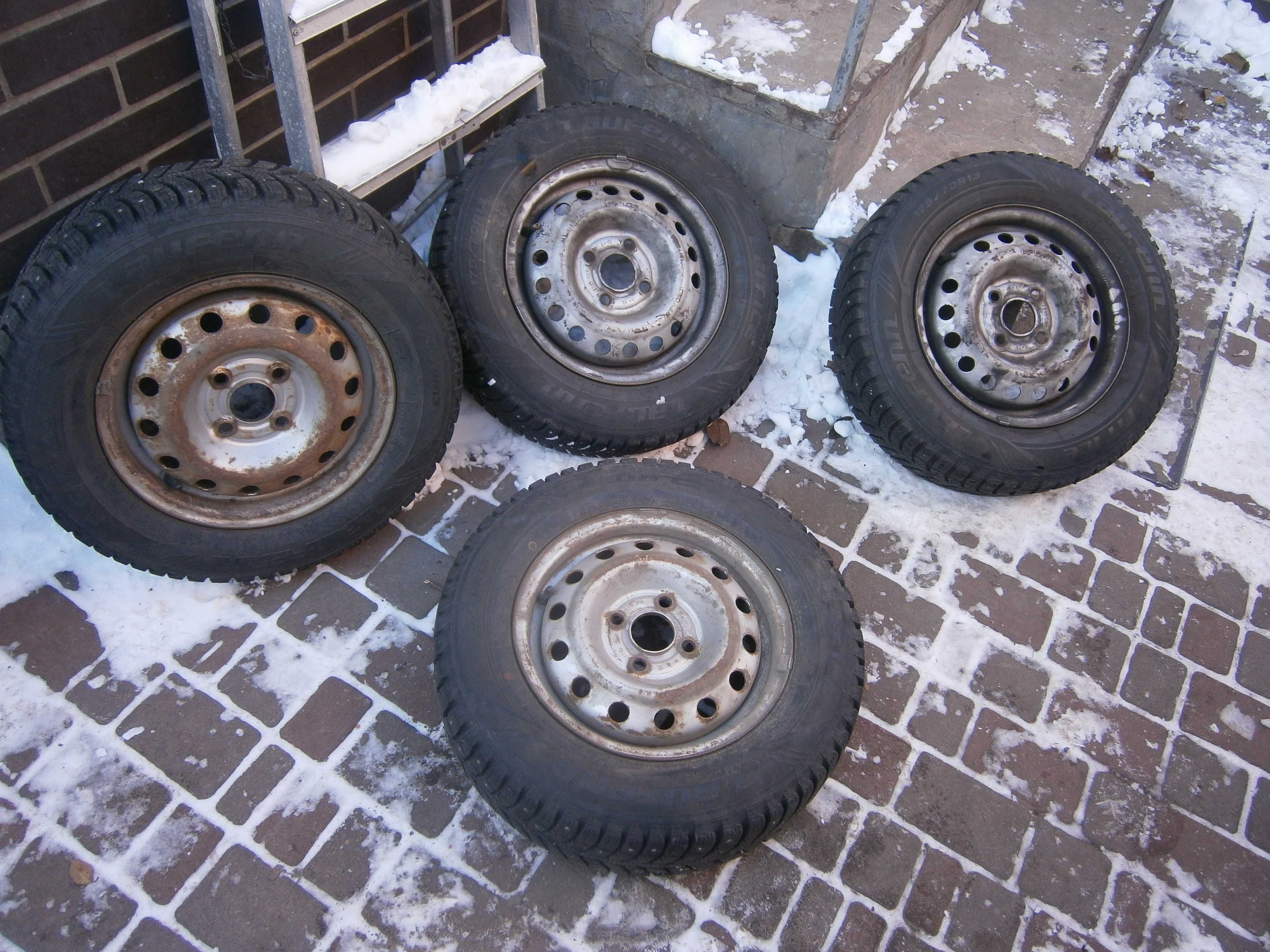 диски ланос с зимней резиной Laufenn I FIT ICE LW71 175/70 R13 82T шип