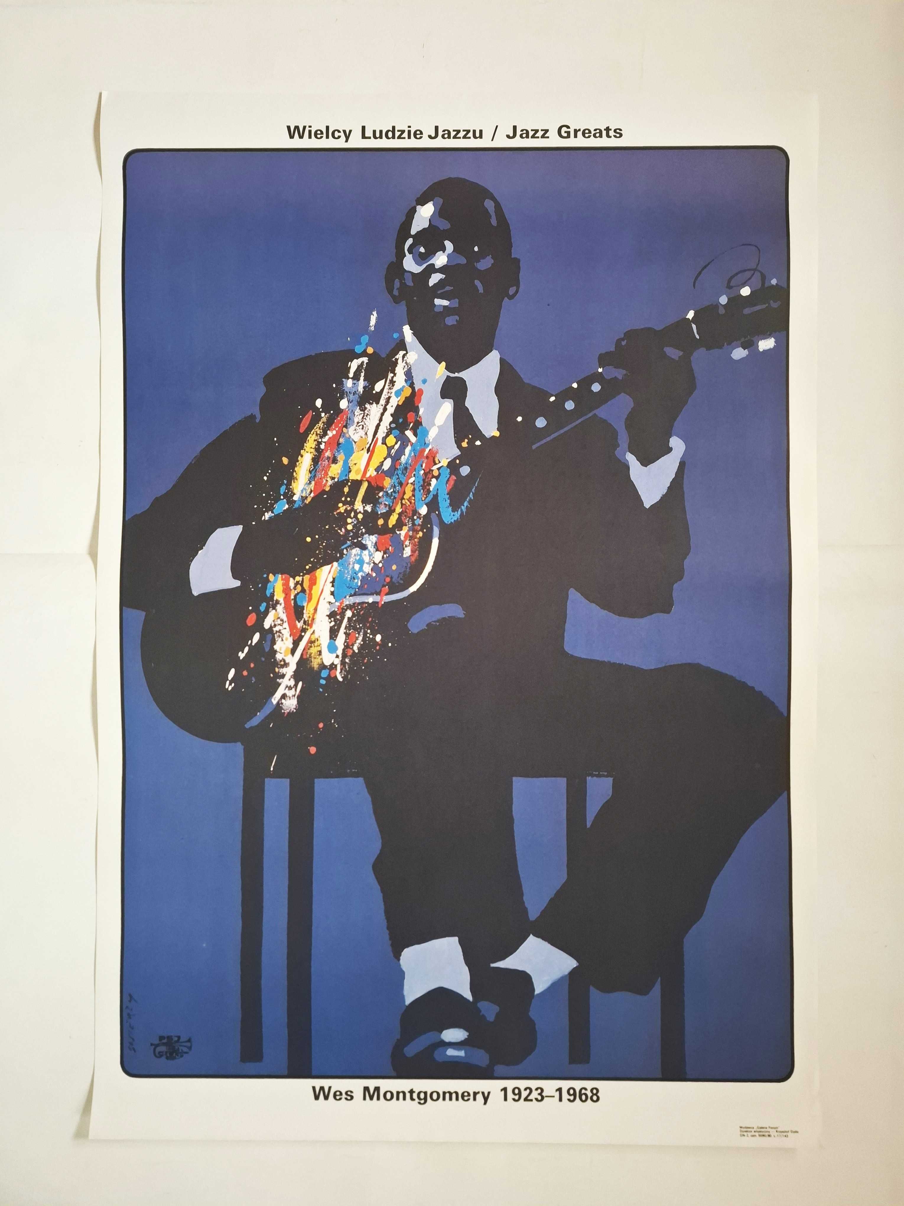 Plakat filmowy oryginalny - Wes Montgomery - Świerzy 90'