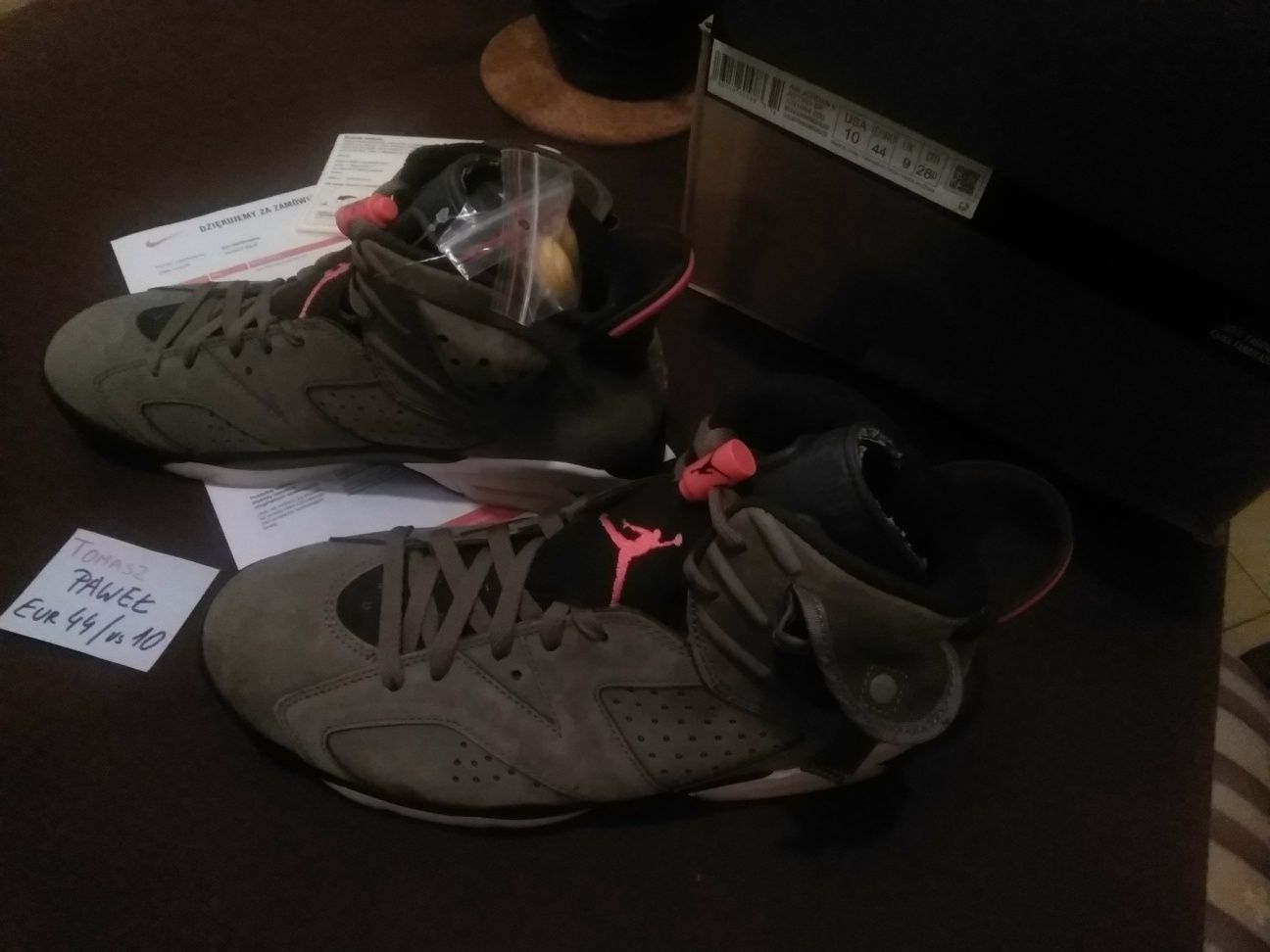 NIKE Jordan 6 Retro Travis Scott cactus jack CN1084,-200 roz. 44-28 cm