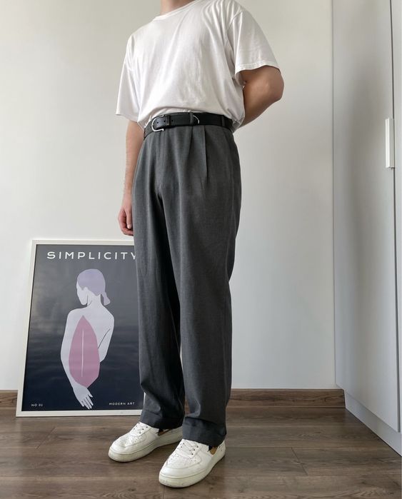 Чоловічі брюки сірі