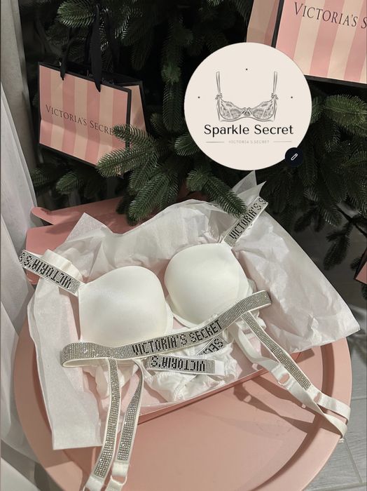 Комплект білизни Victoria’s Secret зі стразами камінцями VS подарунок