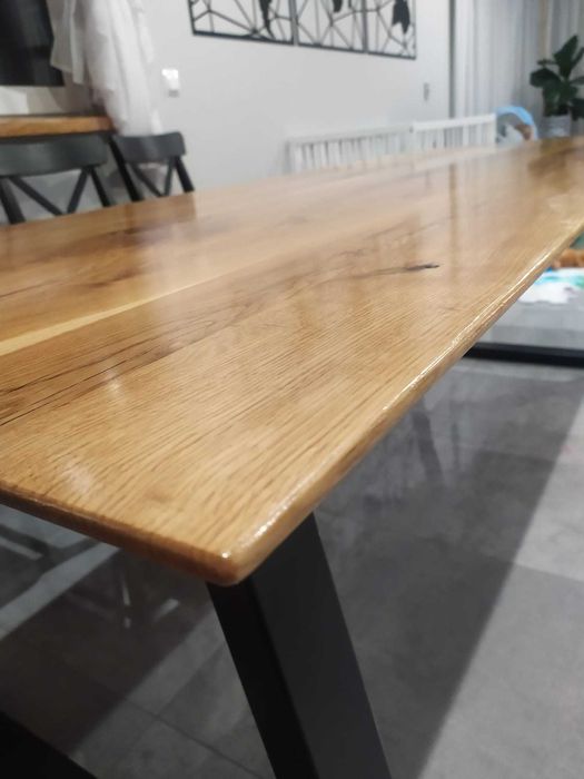 Stoł debowy  naturalny140-75