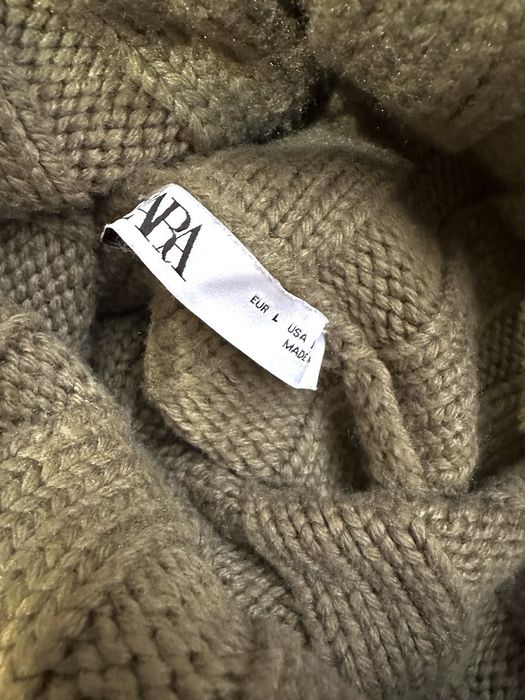 Светр теплий стиль Oversize, колір хакі, теплющий