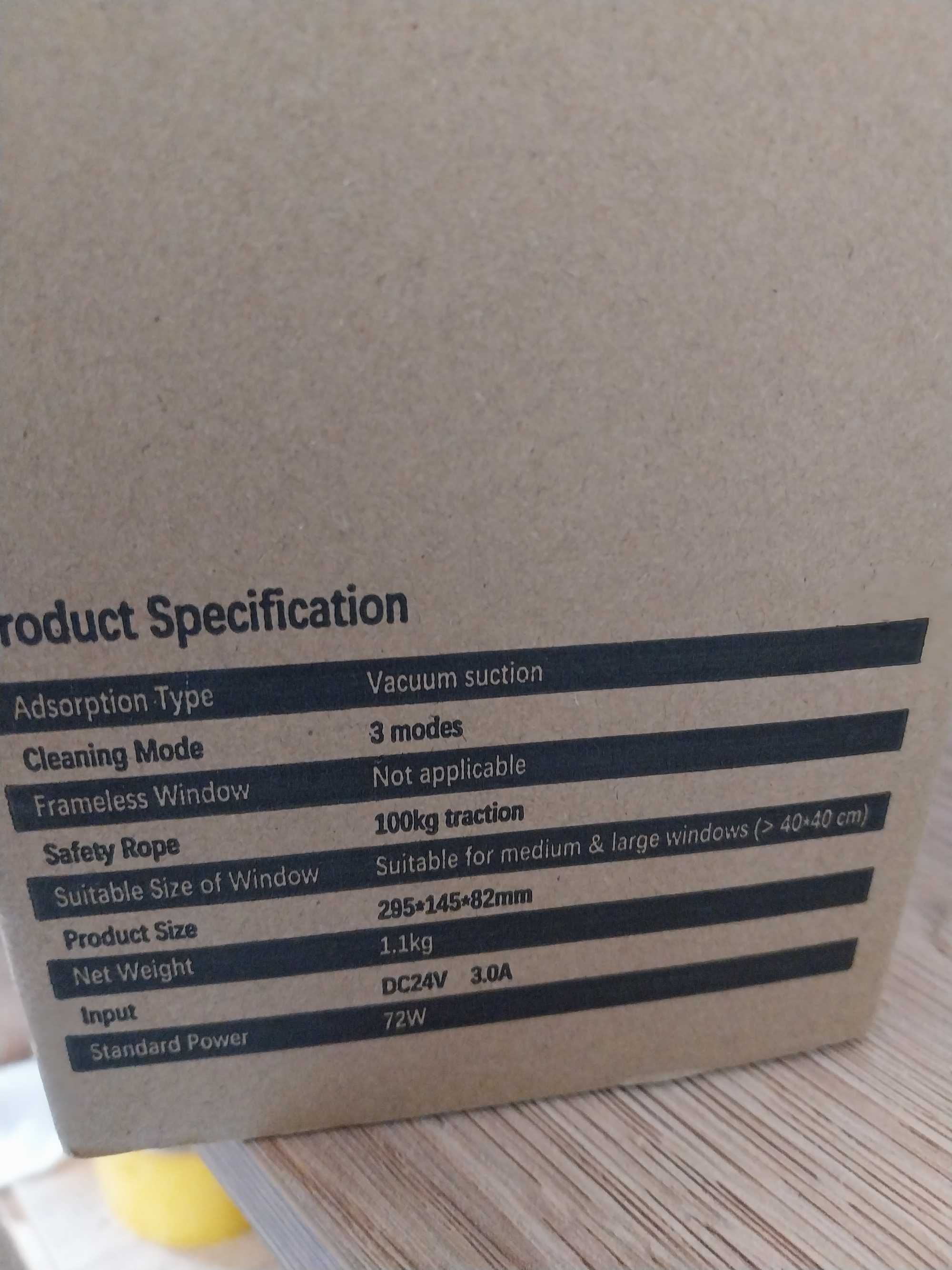 Robot do mycia okien z podwójnym spryskiwaczem zbiornik 70ml