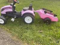 Traktor z przyczepa dla dziecka
