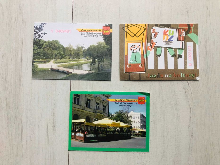 Bilety miesięczne migawki komunikacji miejskiej Łódź