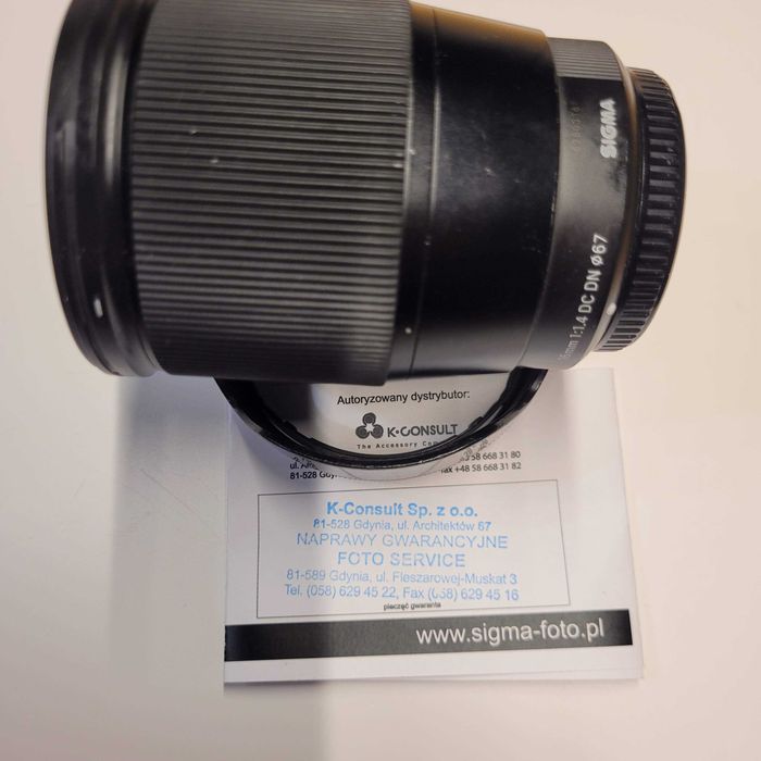 Obiektyw Sigma 16mm F1.4 DC DN Micro 4/3  OLYMPUS Panasonic