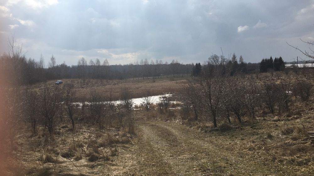 Działka 3000 m z linia brzegową stawu, Mazury ,z warunkami zabudowy na