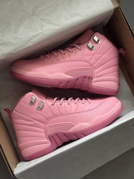 Кросівки Nike Air Jordan 12 Retro Pearl apink / кроси Найк Аір Джордан