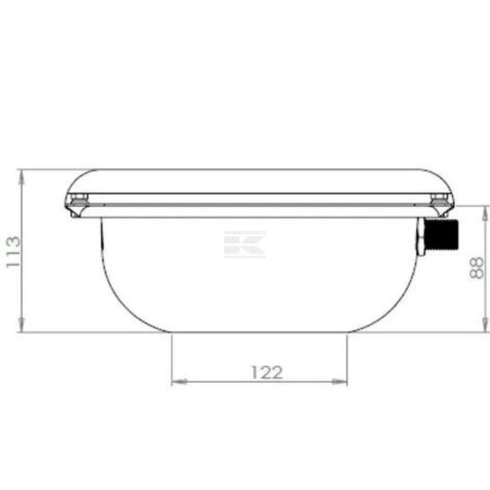 Poidło miskowe z zaworem pływakowym Farma