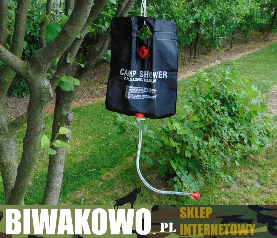 turystyczny prysznic solarny 10 l